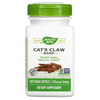 Nature's Way, Cat's Claw Bark, 485 mg, 100 Vegan Capsules