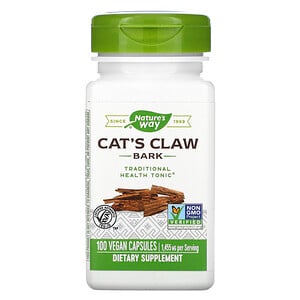 Натурес Вэй, Cat's Claw Bark, 1,455 mg, 100 Vegan Capsules отзывы