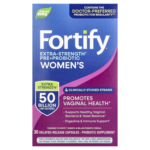 Nature's Way Fortify® 50 milliards UFC, 30 capsules