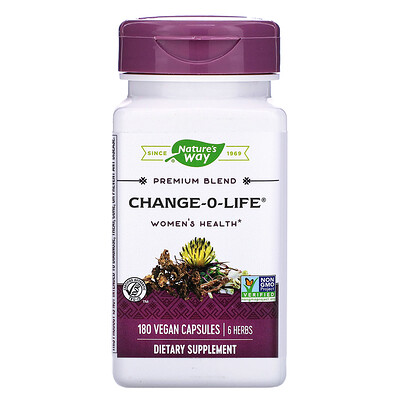 Nature's Way Change-O-Life, Women's Health, 180 Vegan Capsules