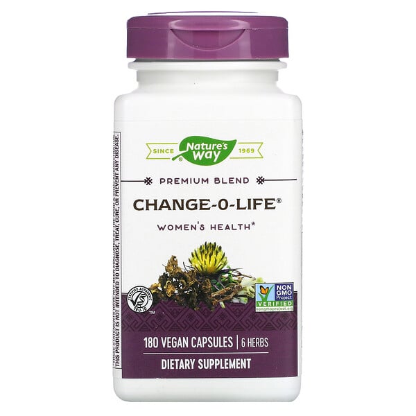 Nature's Way‏, Change-O-Life, Women's Health, 180 Vegan Capsules