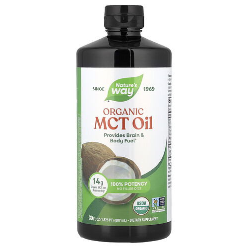 Nature's Way, Organic MCT Oil, Bio-MCT-Öl, 887 ml (30 fl. oz.)