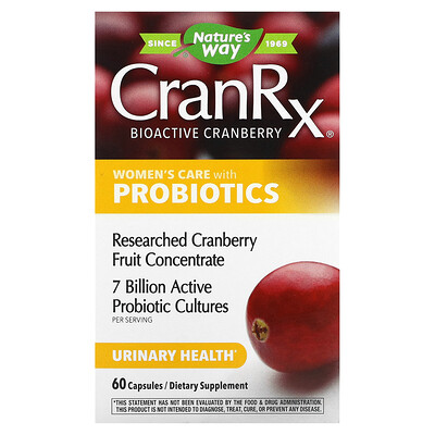 

Nature's Way CranRx Women's Care with Probiotics 60 Capsules