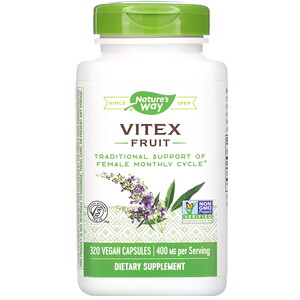 Отзывы о Натурес Вэй, Vitex Fruit, 400 mg, 320 Vegan Capsules