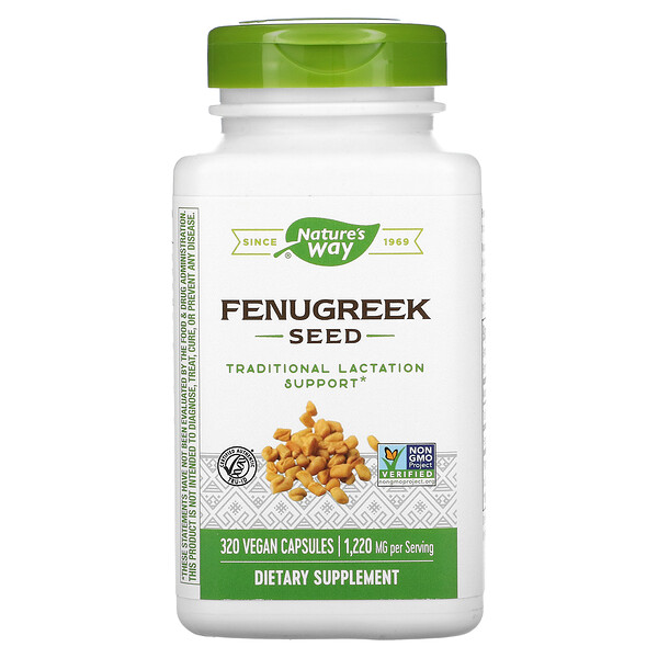 Fenugreek Seed, 610 mg, 320 Vegan Capsules