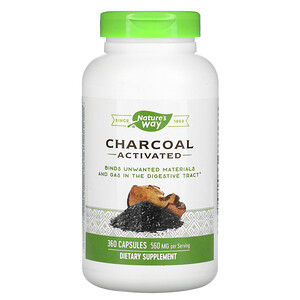 Отзывы о Натурес Вэй, Charcoal, Activated, 560 mg, 360 Capsules