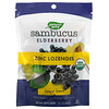 Nature's Way, פרי הסמבוק (Sambucus Elderberry), טבליות אבץ למציצה עם ויטמין C, דבש לימון, ‏24 יחידות