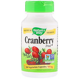 Отзывы о Nature’s Way, Cranberry Fruit, 465 mg, 100 Vegetarian Capsules