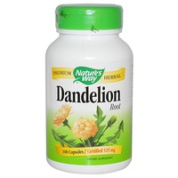 Dandelion Root, 525 mg, 100 Vegetarian Capsules - изображение