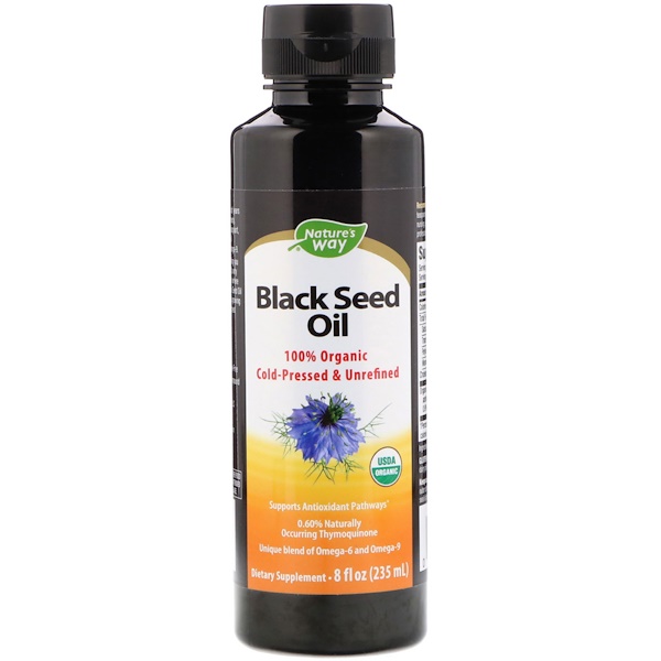 Nature's Way, 100% Organic Black Seed Oil, 8 fl oz (235 ml)