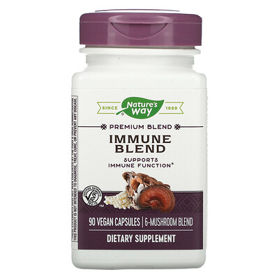 Nature's Way Immune Blend, 1600 mg, 90 Vegetarian Capsules