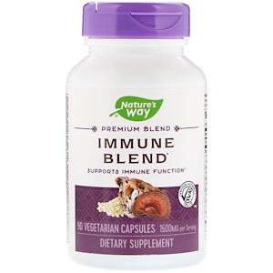 Отзывы о Натурес Вэй, Immune Blend, 1600 mg, 90 Vegetarian Capsules
