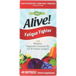 Отзывы о Натурес Вэй, Alive!, Fatigue Fighter, 40 Softgels