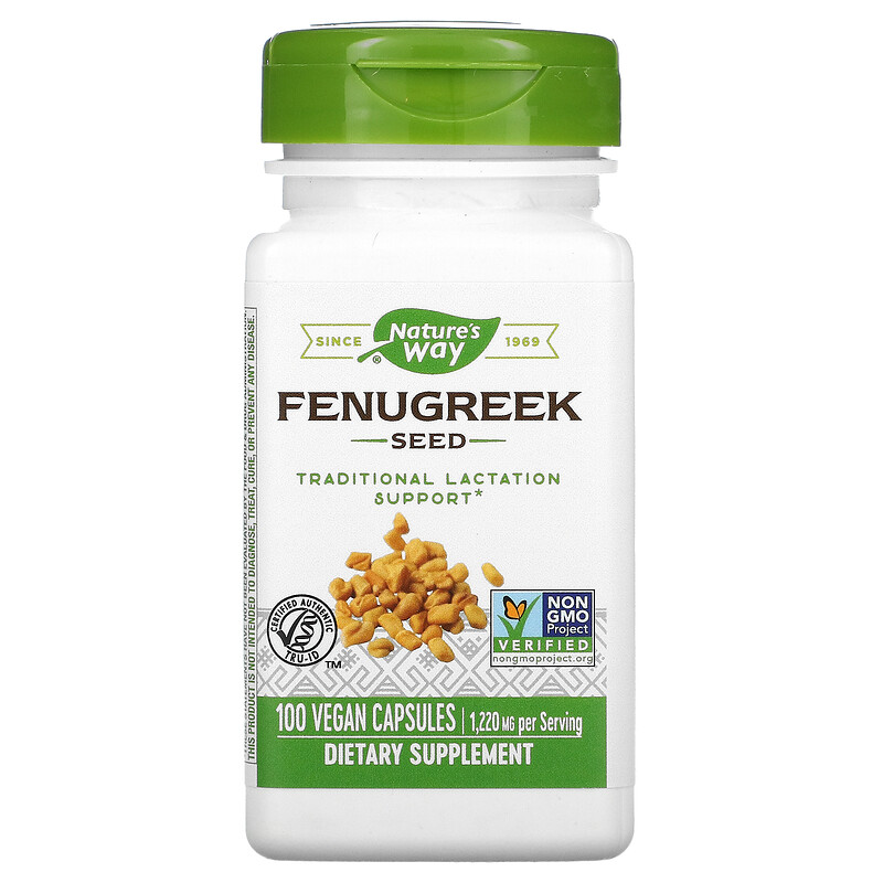 Nature's Way, Fenugreek Seed, 610 mg, 100 Vegan Capsules iHerb