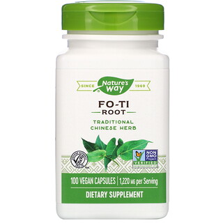Nature's Way, Fo-Ti Root, 610 mg, 100 Vegan Capsules