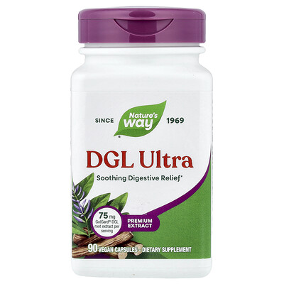 Nature's Way, DGL Ultra, 90 cápsulas veganas