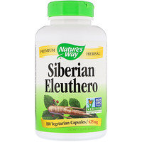 Siberian Eleuthero, 425 mg, 180 Vegetarian Capsules - изображение