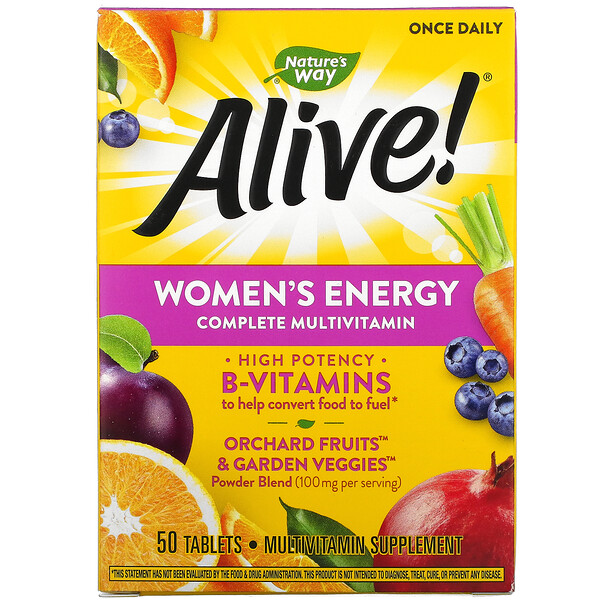 Nature's Way‏, Alive! Women's Energy Complete Multivitamin, 50 Tablets
