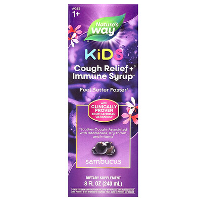 Nature's Way Kids Cough Relief + Immune Syrup: A Comprehensive Overview