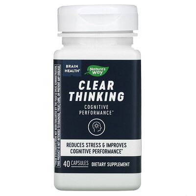 

Nature's Way Brain Health Clear Thinking 40 Capsules