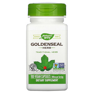 Натурес Вэй, Goldenseal Herb, 800 mg, 100 Vegan Capsules отзывы покупателей