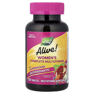 ناتشرز واي‏, Alive! ® فيتامينات كاملة للنساء ، 130 قرصًا