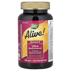 Alive!, ультрамультивітаміни для жінок, 150 таблеток