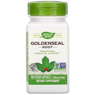 

Goldenseal Root, 1,140 mg, 100 Vegan Capsules