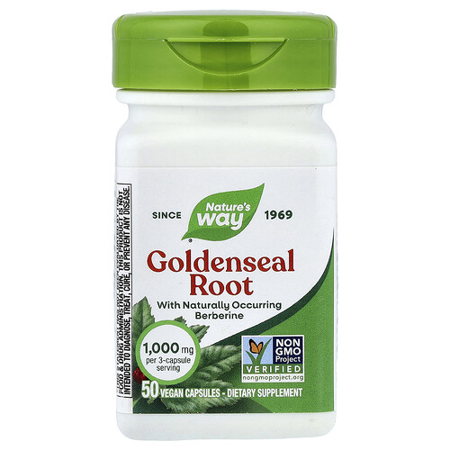 Nature's Way, Yellowseal Root, Gelbwurzelwurzel, 50 vegane Kapseln (333 mg pro Kapsel)