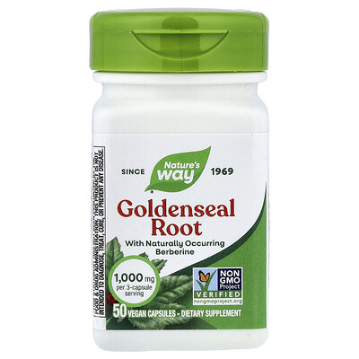 Nature's Way, Raíz de sello de oro, 50 cápsulas veganas (333 mg por cápsula)