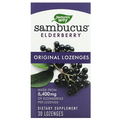 

Nature's Way Sambucus Elderberry Original Lozenges 30 Lozenges