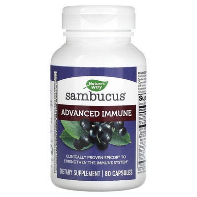 

Nature's Way Sambucus Advanced Immune 80 Capsules