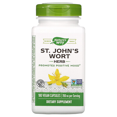 

Nature's Way St. John's Wort Herb 350 mg 180 Vegan Capsules