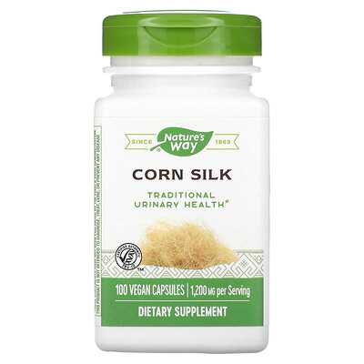 

Nature's Way Corn Silk 400 mg 100 Vegan Capsules