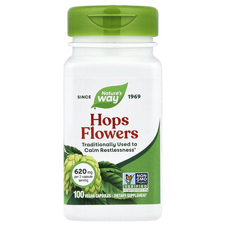 Nature's Way, 홉꽃, 베지 캡슐 100정(캡슐 1정당 310mg)
