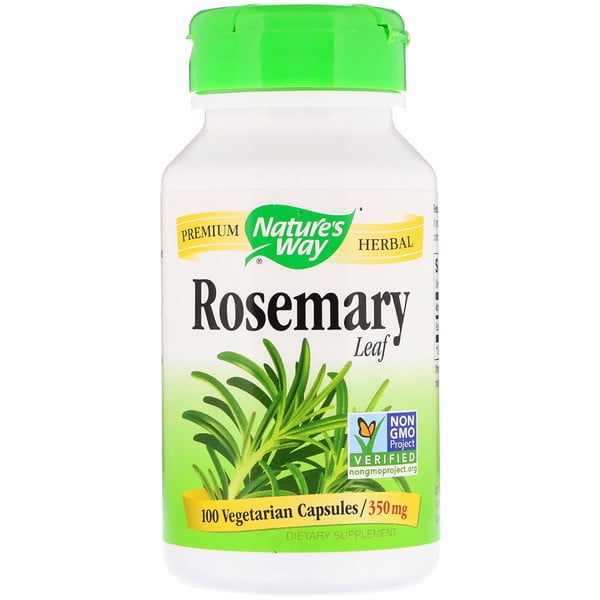 Nature's Way, Rosemary Leaf , 350 mg, 100 Vegetarian Capsules