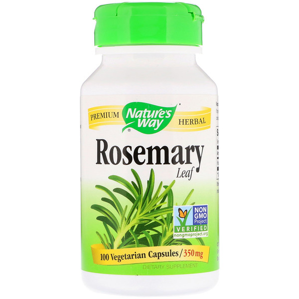 Nature's Way, Rosemary Leaf , 350 mg, 100 Vegetarian Capsules