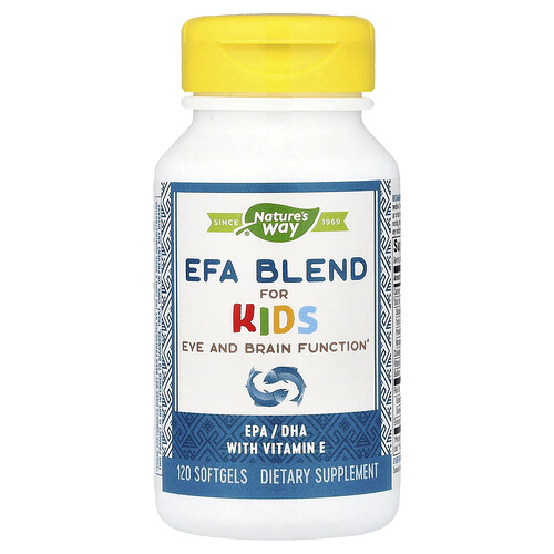 Nature's Way, EFA Blend for Kids, EFA-Mischung für Kinder, 120 Weichkapseln