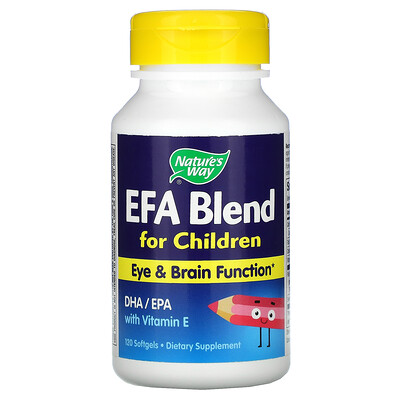 Nature's Way EFA Blend for Children, 120 Softgels