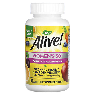 

Nature's Way Alive! Women's 50+ Complete Multivitamin 130 Tablets