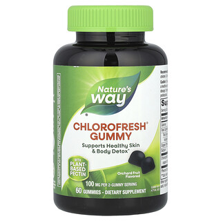 Nature's Way, Chlorofresh® Gummy, Fruktträdgård, 60 gummies (50 mg per gummi)