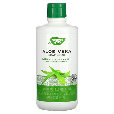 

Nature's Way Aloe Vera Leaf Juice 33.8 fl oz (1 L)