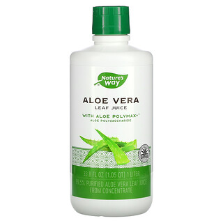 Nature's Way, Aloe Vera, zumo de hoja, 1 litro (33,8 oz. líq.)