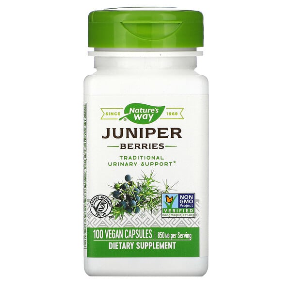 Juniper Berries, 425 mg, 100 Vegan Capsules