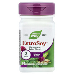 EstroSoy™, суміш преміальної якості, 60 веганських капсул