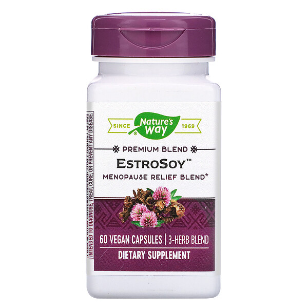 Nature's Way‏, EstroSoy, Menopause Relief Blend, 60 Vegan Capsules