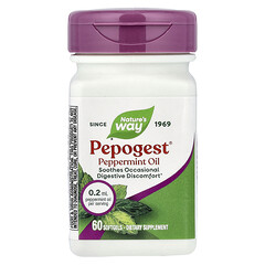 Pepogest, олія перцевої м’яти, 0,2 мг, 60 капсул