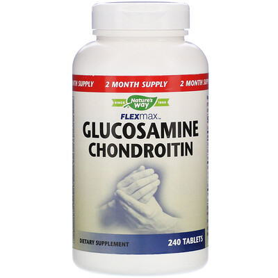 

Nature's Way FlexMax, Glucosamine Chondroitin, 240 Tablets