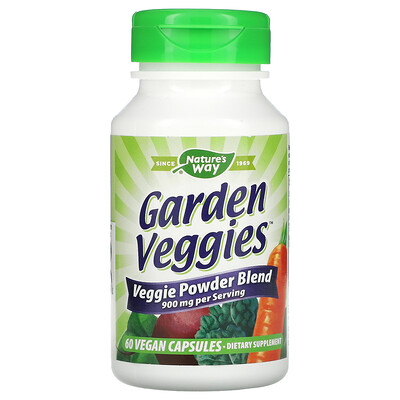 

Nature's Way Garden Veggies, 60 веганских капсул