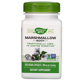 Nature's Way, Marshmallow-Wurzel, 480 mg, 100 Veg. Kapseln